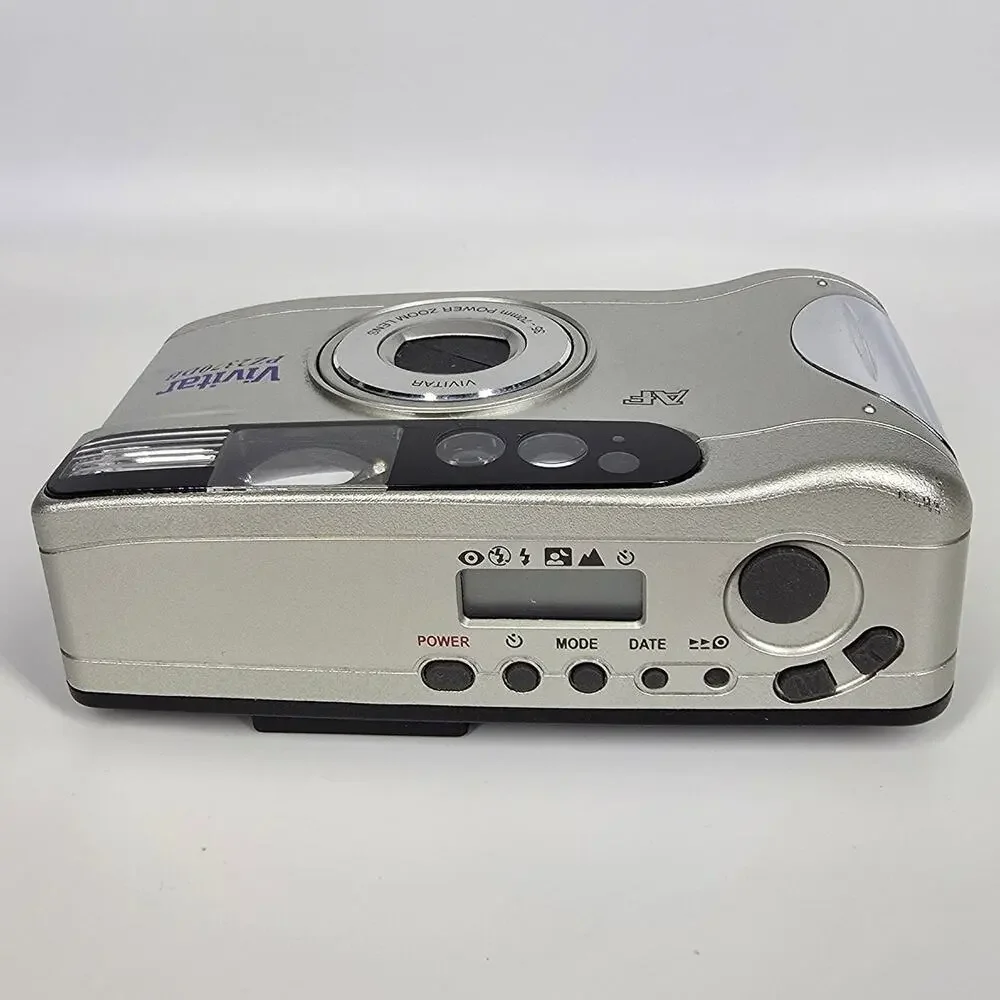VIVITAR PZ3170DB 35MM VINTAGE POWER ZOOM POINT‑AND‑SHOOT CAMERA – TESTED WORKING